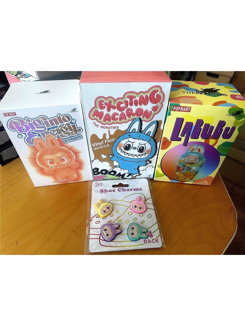POP MART The Monsters Big Int Energy Exciting Macaron Secret Series & Charms NEW